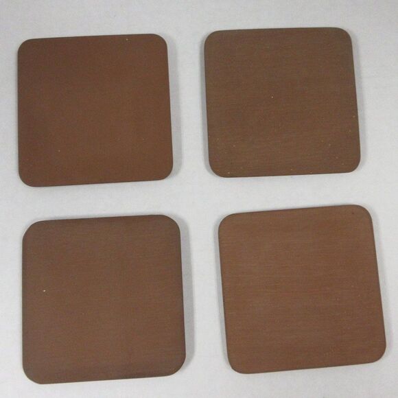 MANTINA 3M Set of 4 Playing Card Themed Coasters VINTAGE Ace Jack Queen King 60s - Picture 6 of 6